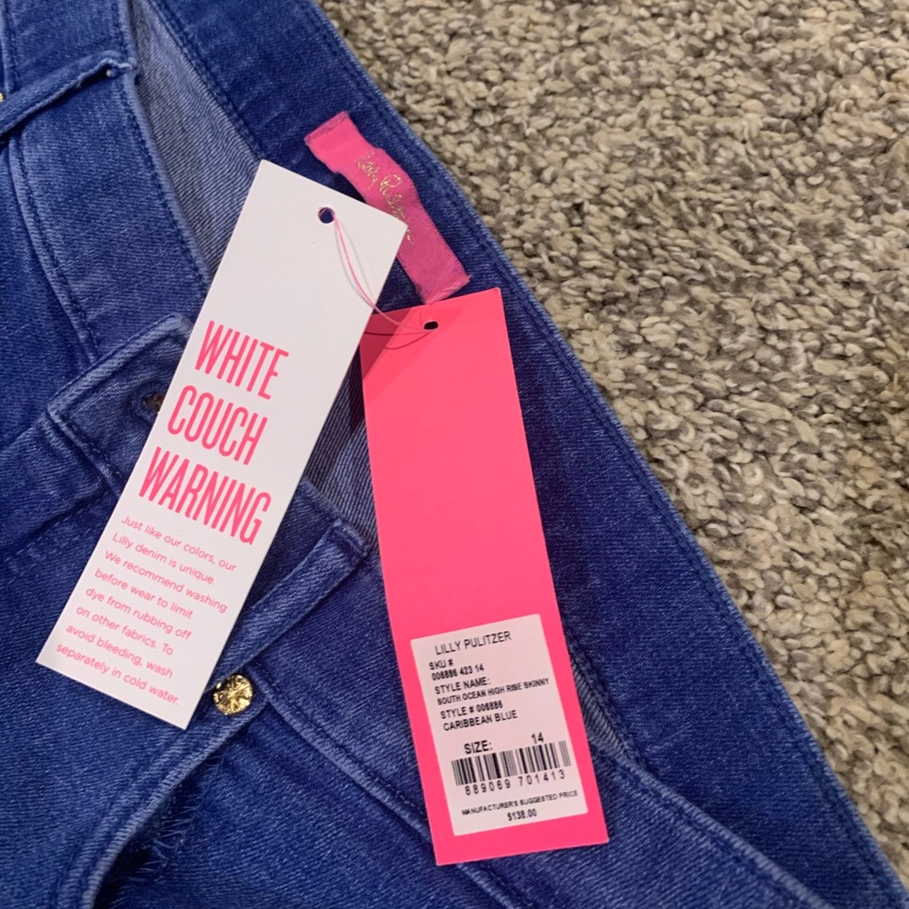 NWT Lily Pulitzer High Rise Skinny Jeans